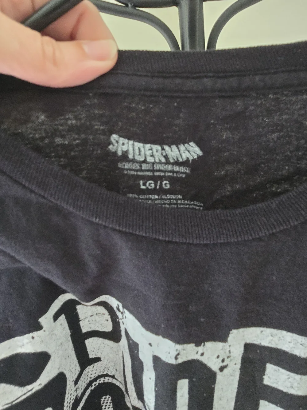 Spider Punk Graphic Tee - Black & Red Kids Shirt Large